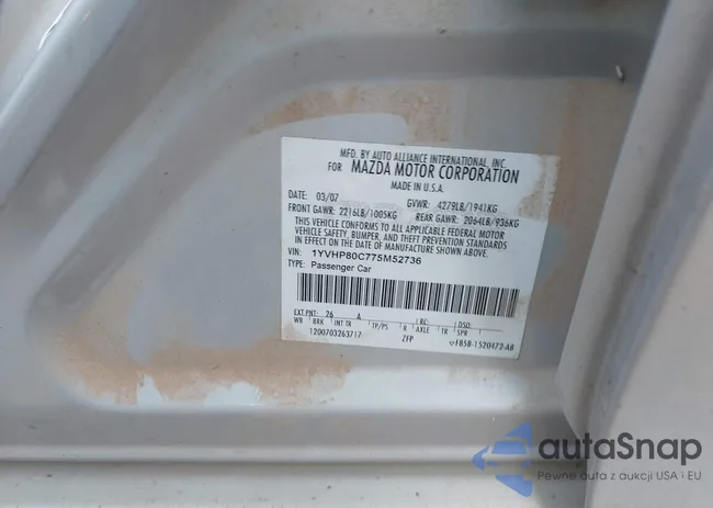 1YVHP80C775M52736: 40671931