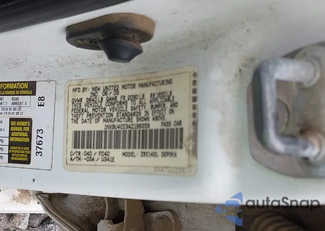 1NXBU4EE3AZ198359: 40673453