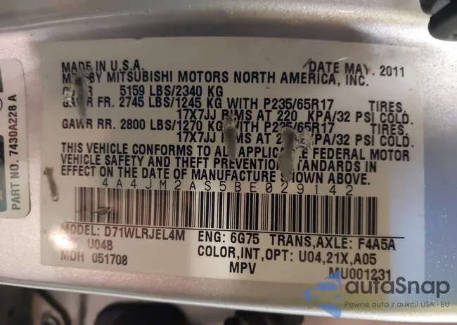 4A4JM2AS5BE029142: 40675304