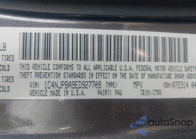 1C4NJPBA9ED927709: 40676212