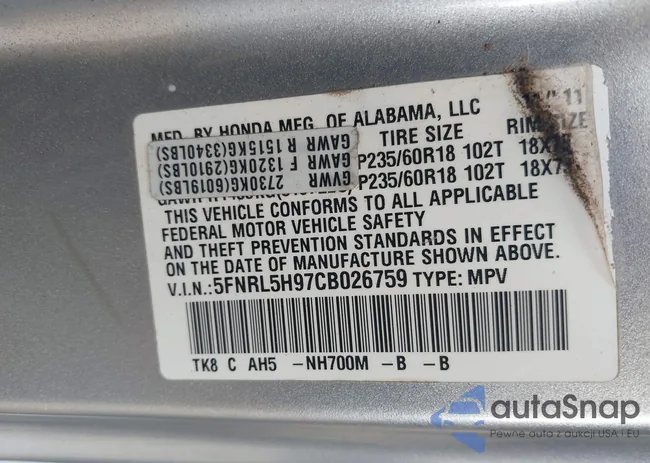 5FNRL5H97CB026759: 40676385