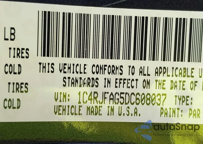 1C4RJFAG5DC608037: 40675946