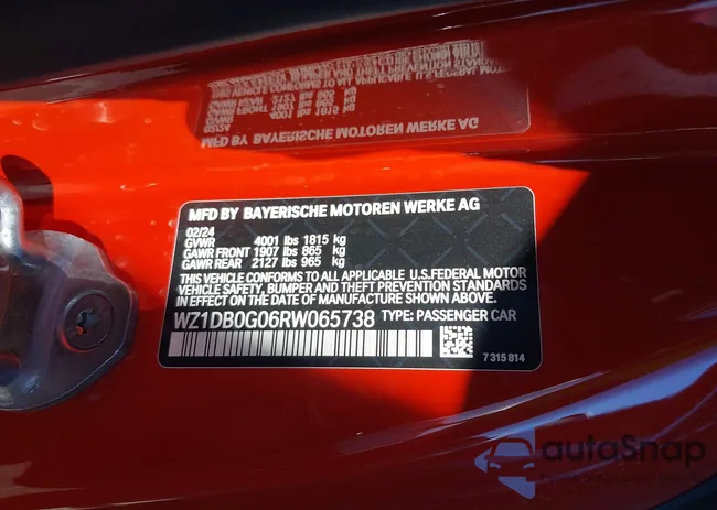 WZ1DB0G06RW065738: 40679311