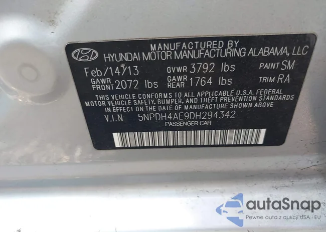 5NPDH4AE9DH294342: 40680116