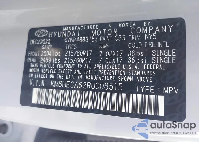 KM8HE3A62RU008515: 40680162