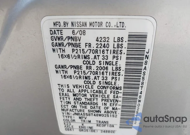 JN8AS58T48W025152: 40680816