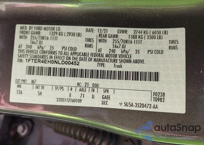 1FTER4EH0NLD00452: 40688933