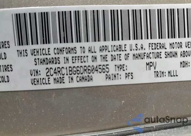 2C4RC1BG6DR604565: 40690618