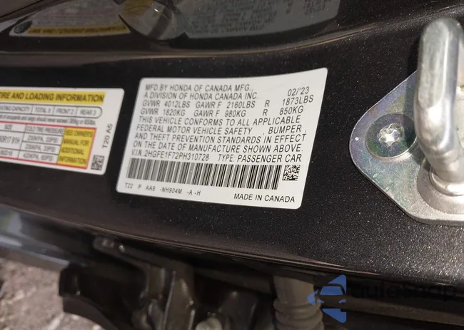 2HGFE1F72PH310728: 40691121