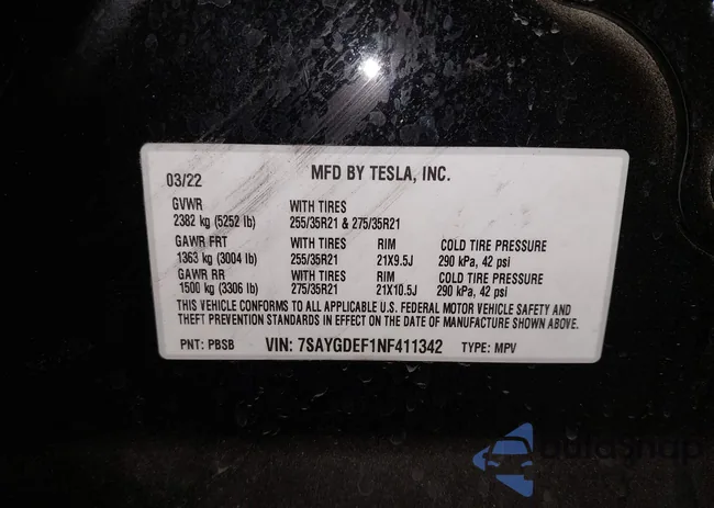 7SAYGDEF1NF411342: 40692120