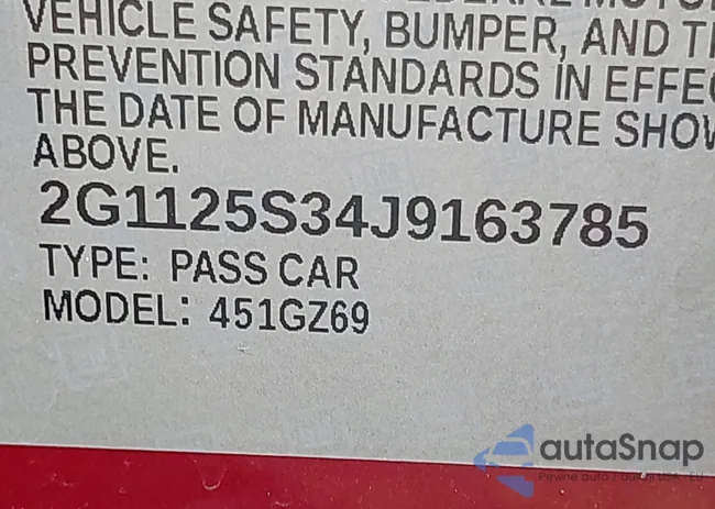 2G1125S34J9163785: 40694332