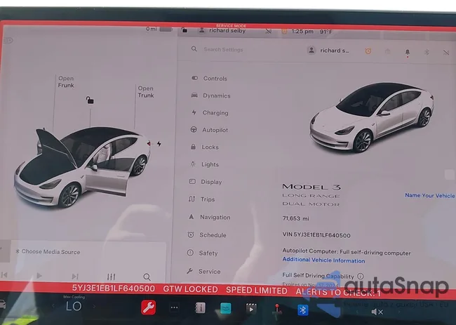 5YJ3E1EB1LF640500: 40696592