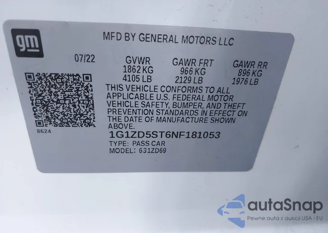 1G1ZD5ST6NF181053: 40701553