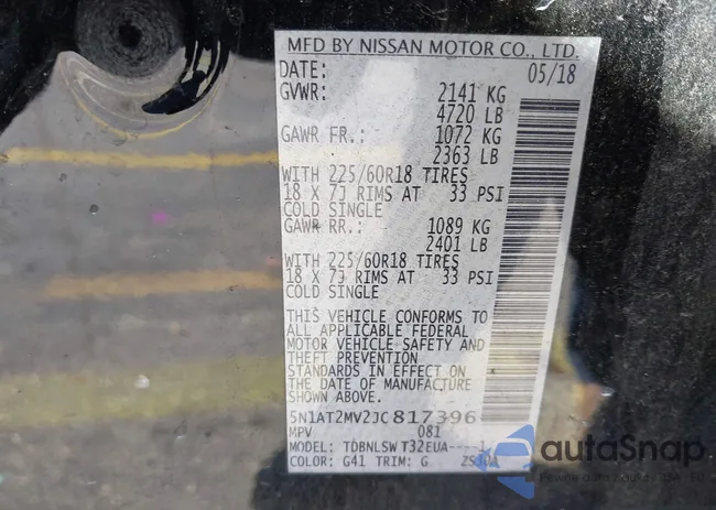 5N1AT2MV2JC817396: 40703033