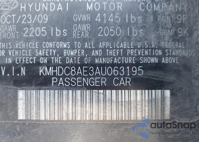 KMHDC8AE3AU063195: 40704189
