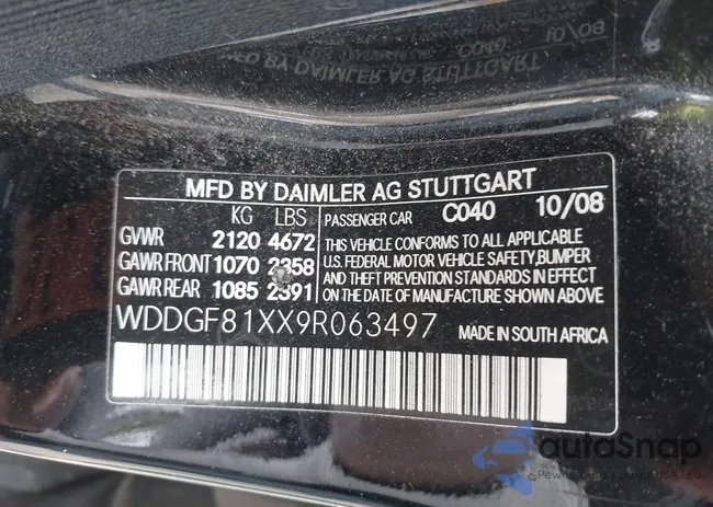 WDDGF81XX9R063497: 40709174