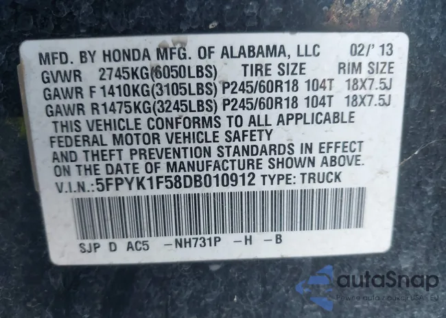 5FPYK1F58DB010912: 40713863