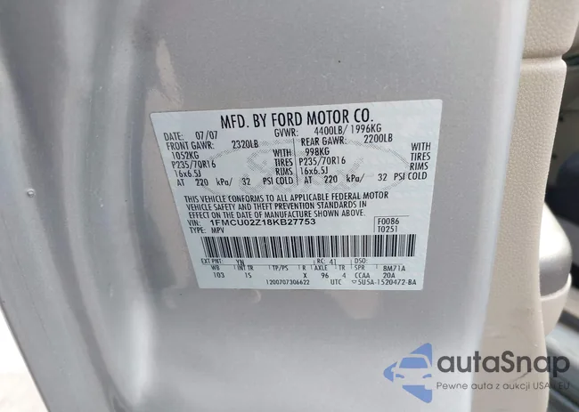 1FMCU02Z18KB27753: 40722264