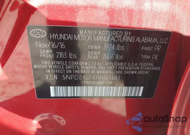 5NPD84LF4HH161483: 40724243