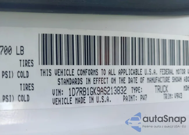 1D7RB1GK9AS213832: 40724247