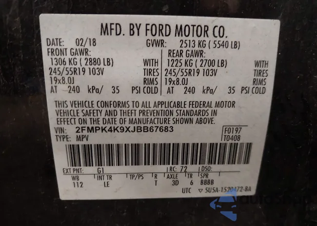 2FMPK4K9XJBB67683: 40732265