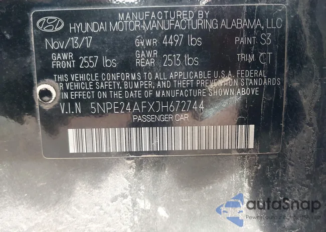 5NPE24AFXJH672744: 40742525