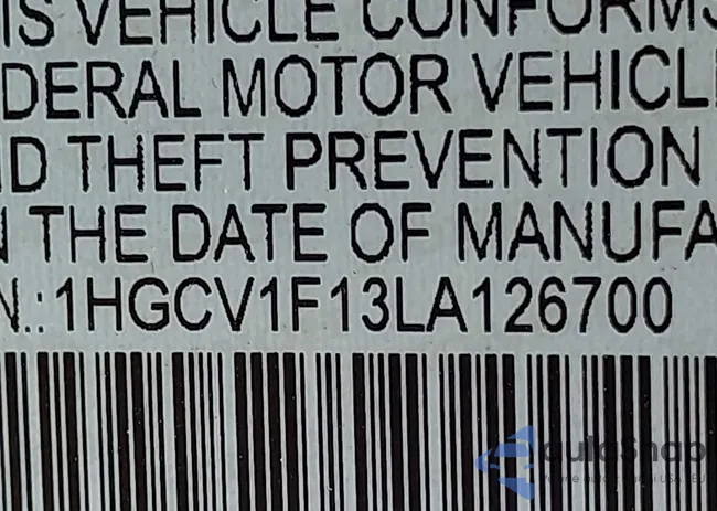 1HGCV1F13LA126700: 40744515