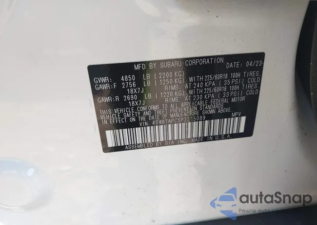 4S4BTAPC5P3215089: 40743873