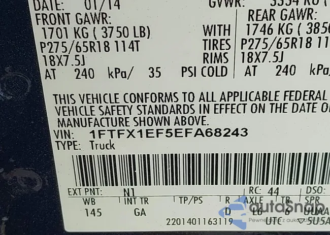 1FTFX1EF5EFA68243: 40750619