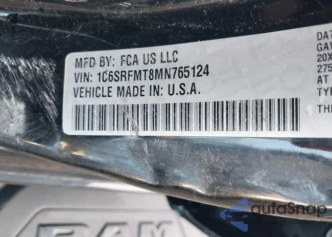 1C6SRFMT8MN765124: 40754457