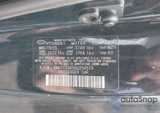 KMHTC6AD5GU254519: 40759937