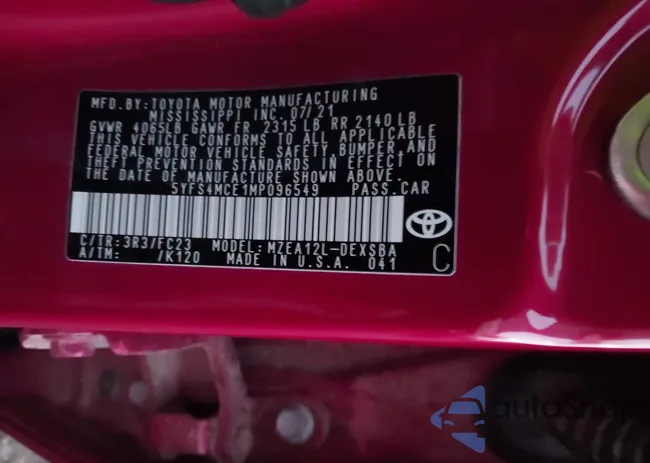 5YFS4MCE1MP096549: 40764059