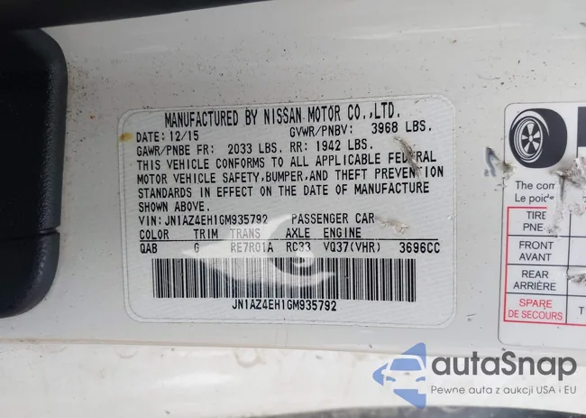 JN1AZ4EH1GM935792: 40763730