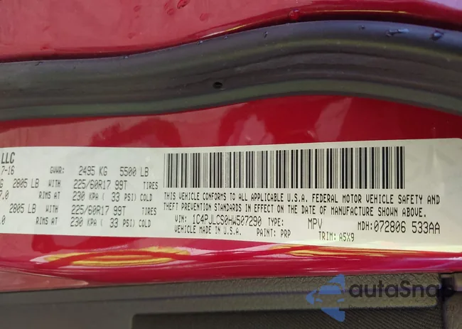 1C4PJLCS0HW507290: 40766190