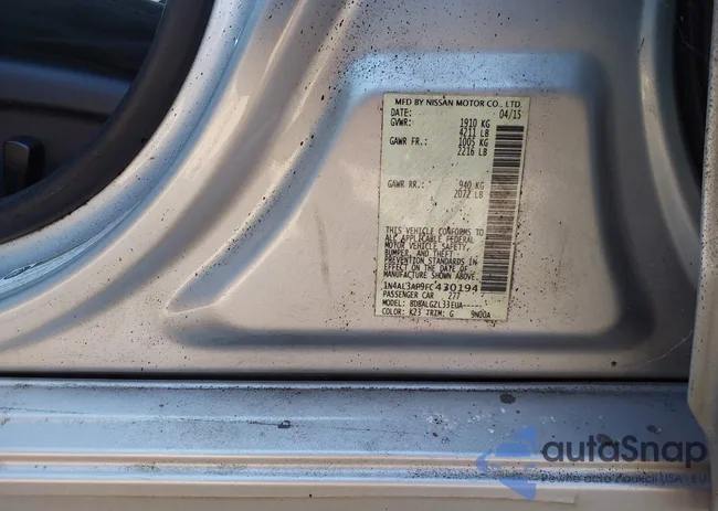 1N4AL3AP9FC430194: 40767470