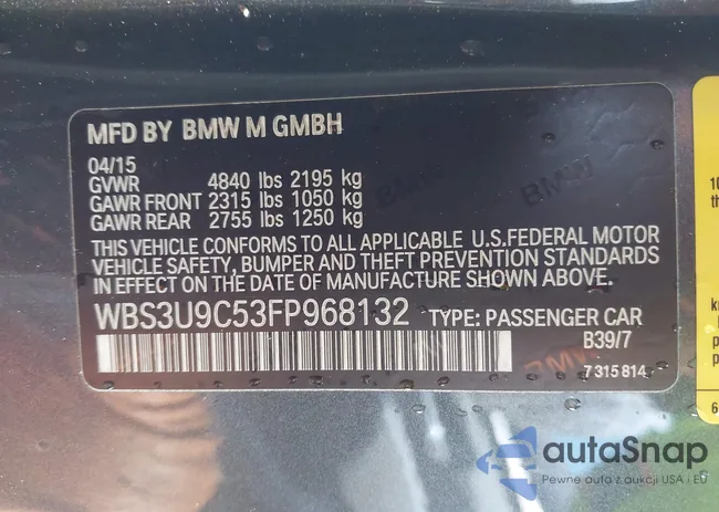 WBS3U9C53FP968132: 40768070