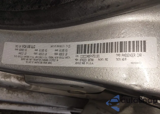 1C3CCCAB5FN751181: 40770619