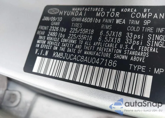 KM8JUCAC8AU047186: 40772044