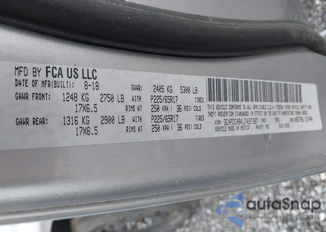 3C4PDCAB4JT497367: 40773495