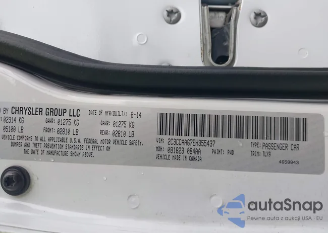 2C3CCAAG7EH355437: 40794020