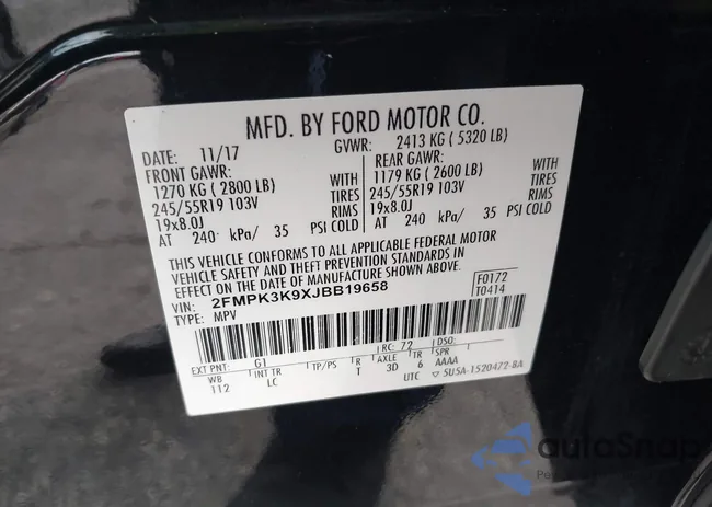 2FMPK3K9XJBB19658: 40801166