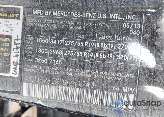 4JGDF2EEXDA241740: 40800838