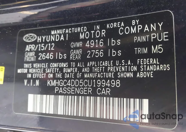 KMHGC4DD5CU199498: 40802324