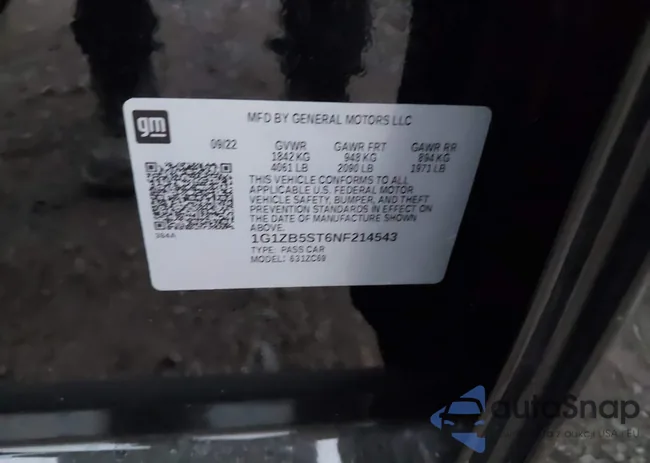 1G1ZB5ST6NF214543: 40804138