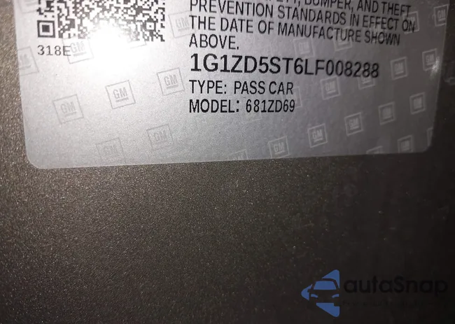 1G1ZD5ST6LF008288: 40807762