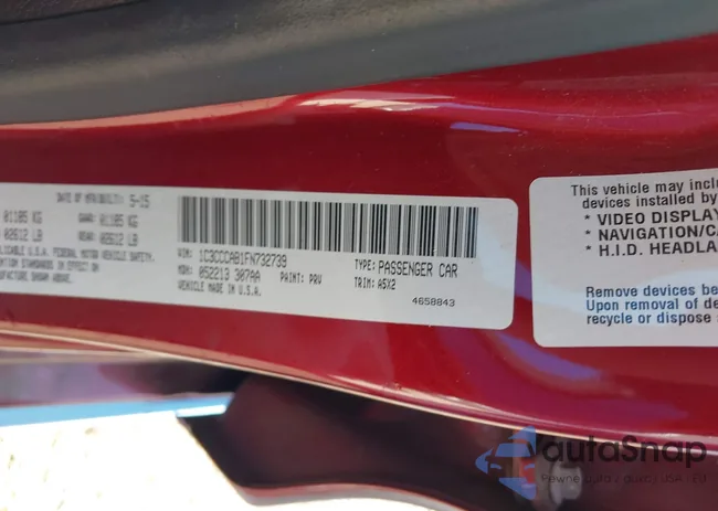 1C3CCCAB1FN732739: 40811233