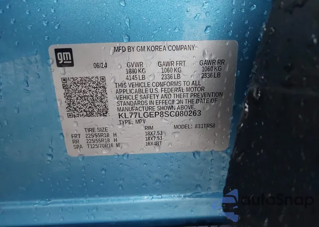 KL77LGEP8SC080263: 40815581