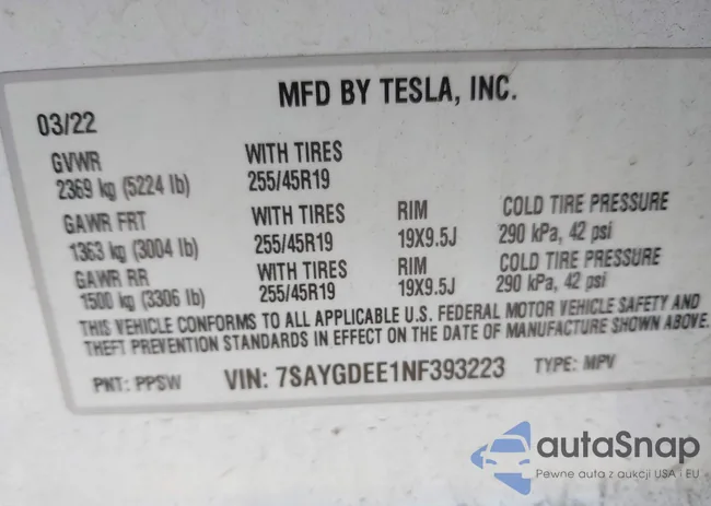 7SAYGDEE1NF393223: 40817054