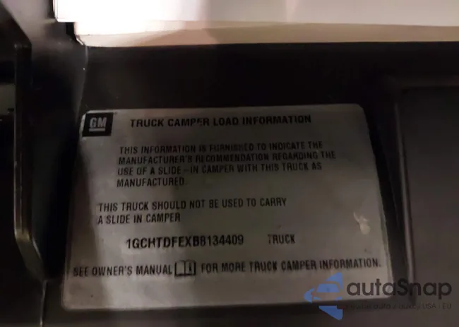 1GCHTDFEXB8134409: 40818715