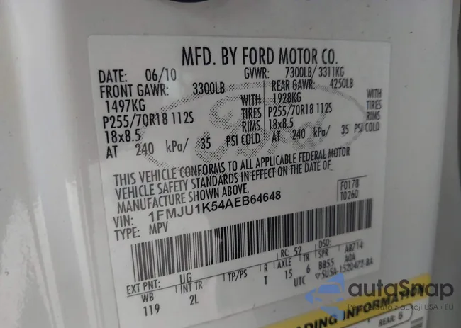 1FMJU1K54AEB64648: 40825066